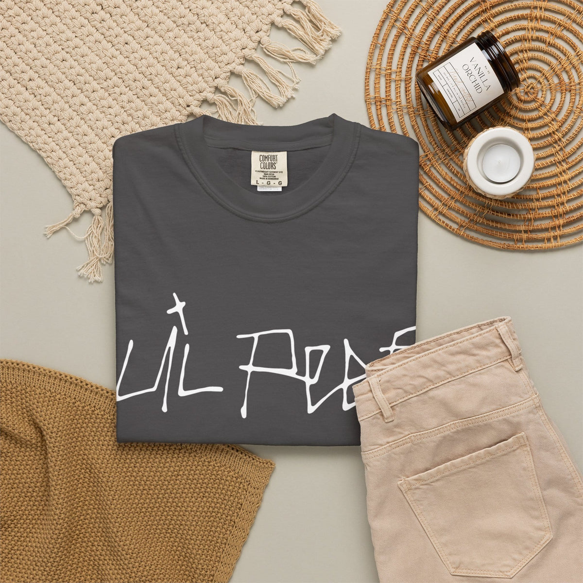 Lil Peep Unisex Garment-Dyed T-shirt image 55