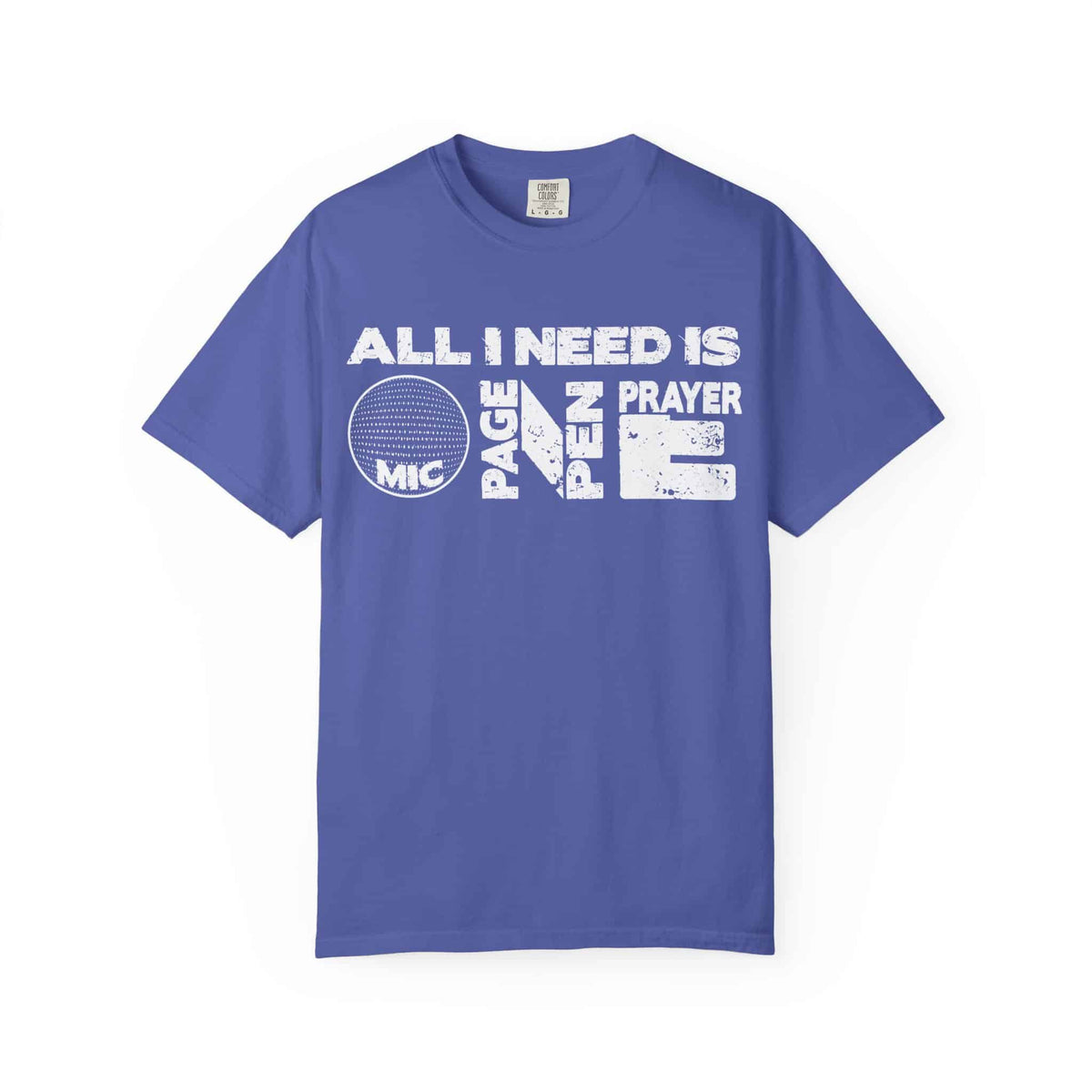ALL_I_NEED_IS Unisex Garment-Dyed T-shirt image
