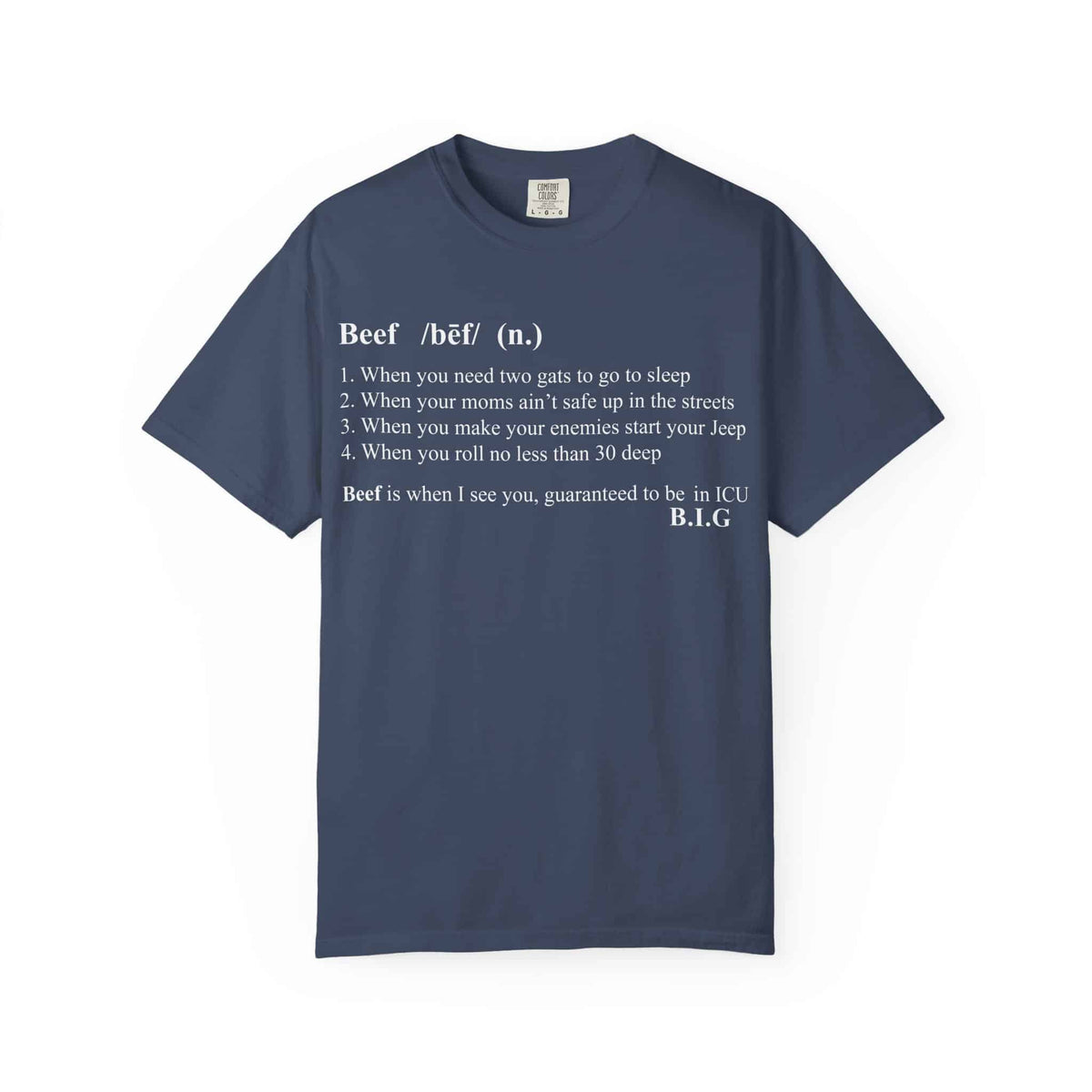Beef Definition Unisex Garment-Dyed T-shirt image