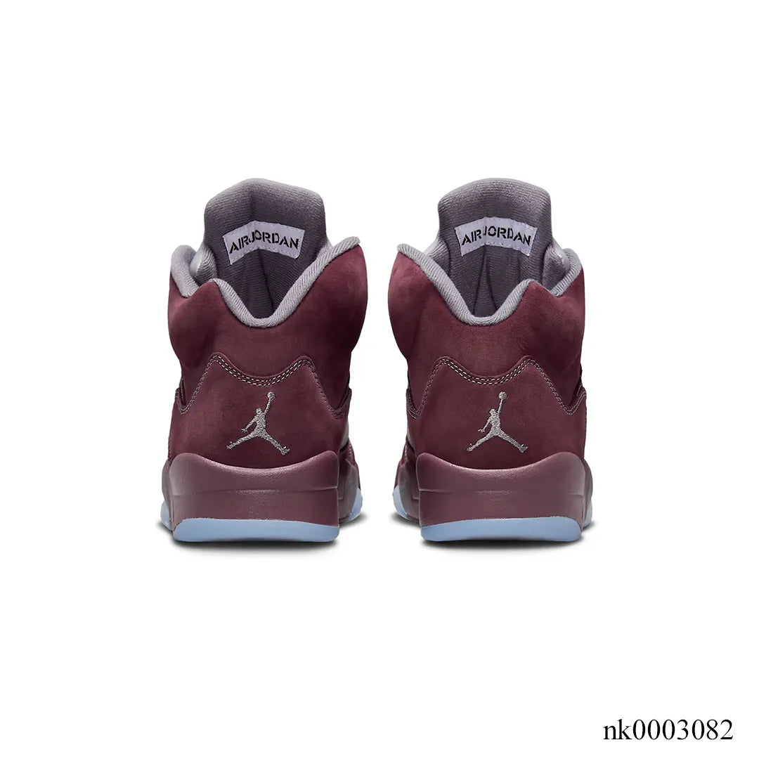 AJ 5 Burgundy Shoes Sneakers - nk0003082 image 4