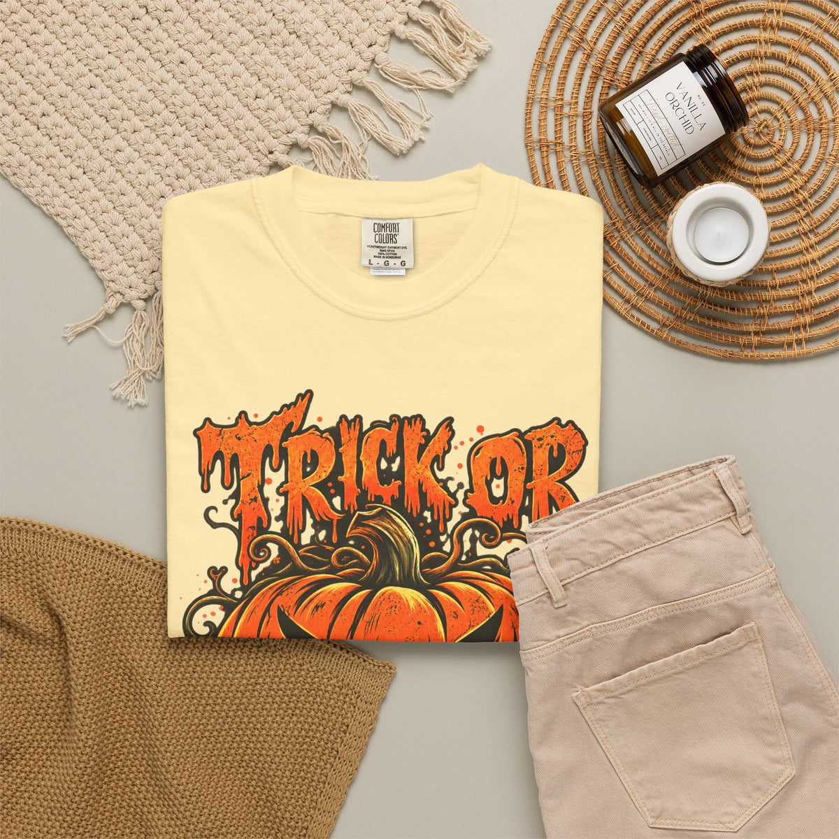 Trick or Treat Unisex Garment-Dyed T-shirt image 29