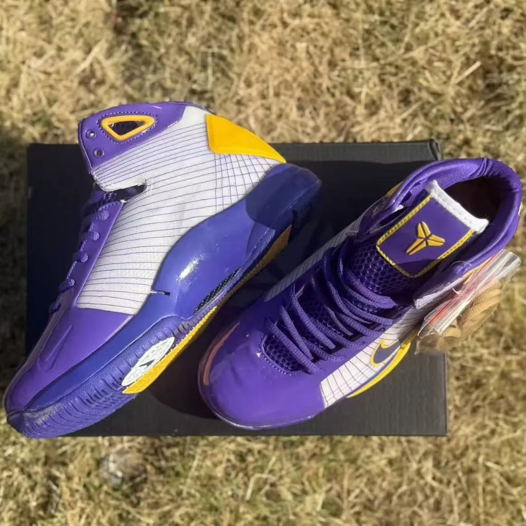 NK Hyperdunk 2008 Kobe Bryant "Lakers Home" Player Edition Shoes Sneakers - nk0005463 image 3