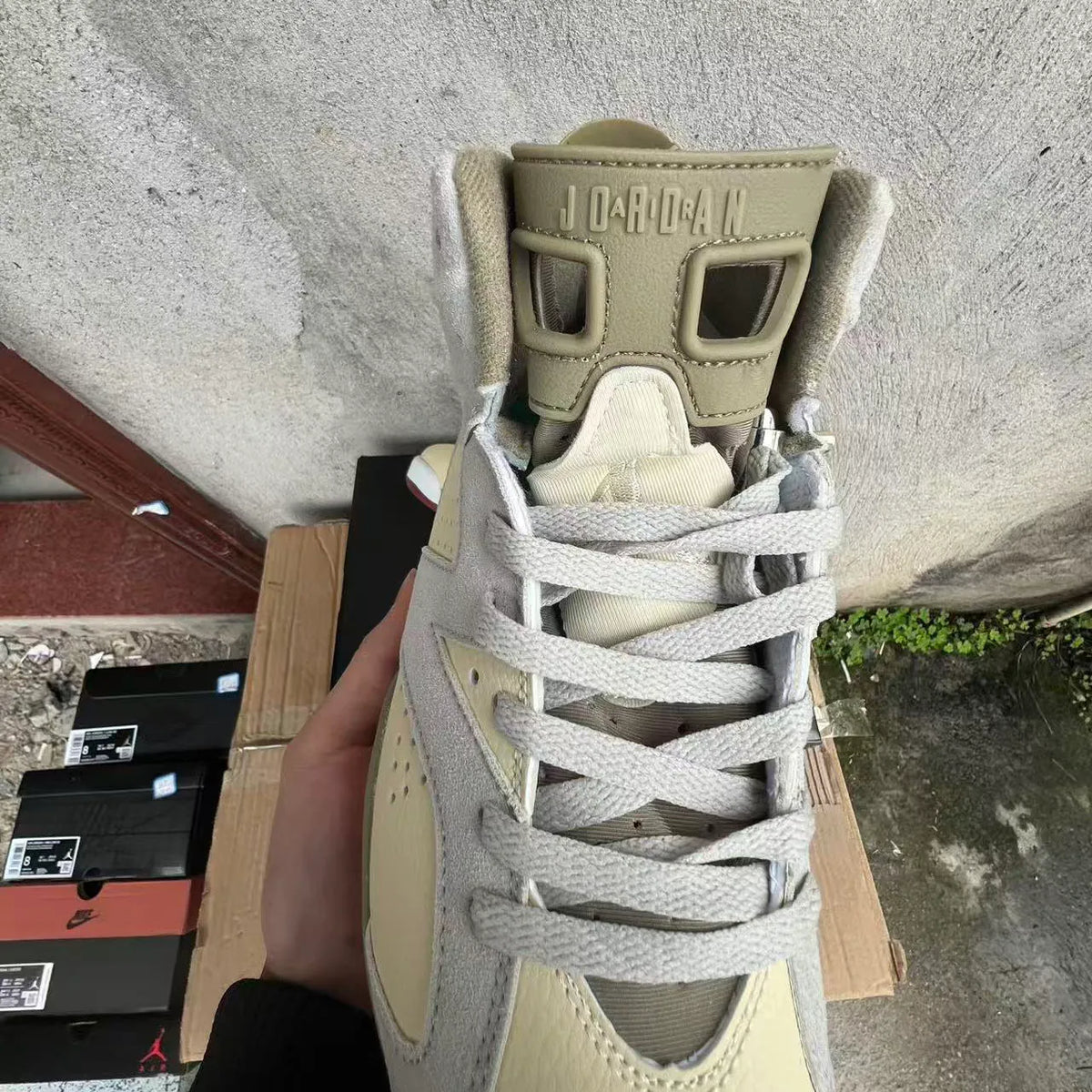 AJ 6 “Sail/Neutral Olive” Shoes Sneakers - nk0005226 image 9