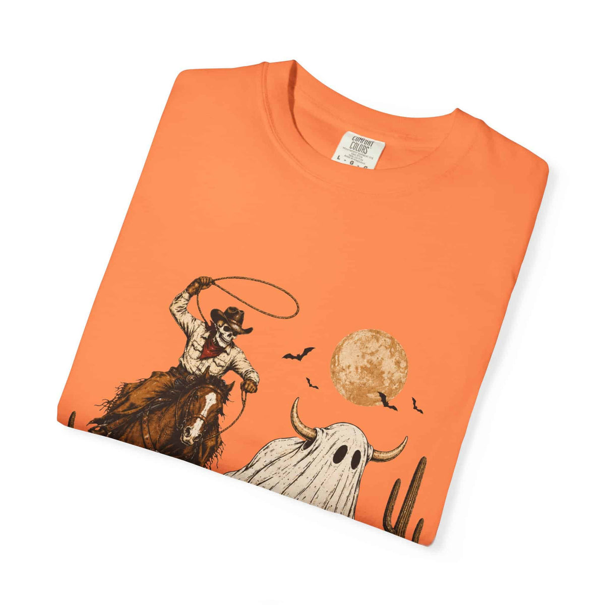 Halloween Basketball Skeleton Unisex Garment-Dyed T-shirt image 16