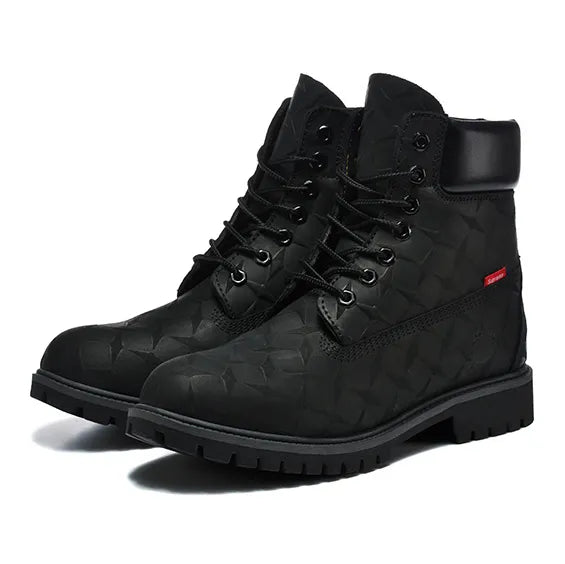 Supreme x TBL 6-Inch Premium Waterproof Boot 'Embossed Diamond Plate - Black' Shoes Sneakers - nk0005495 image 4