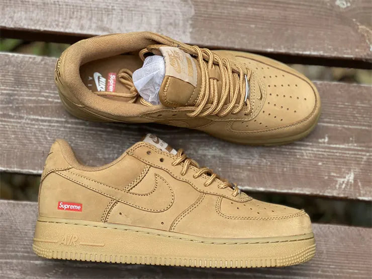 AF 1 Low SP Supreme Wheat Shoes Sneakers - nk0001960 image 5