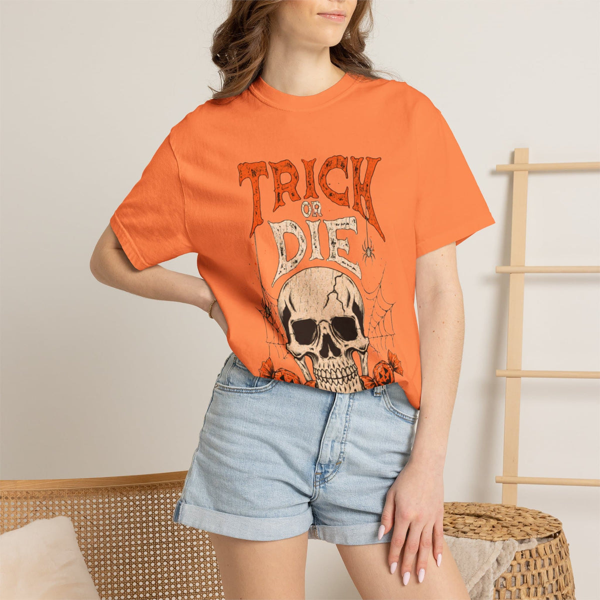 TRICK OR DIE Unisex Garment-Dyed T-shirt image 14