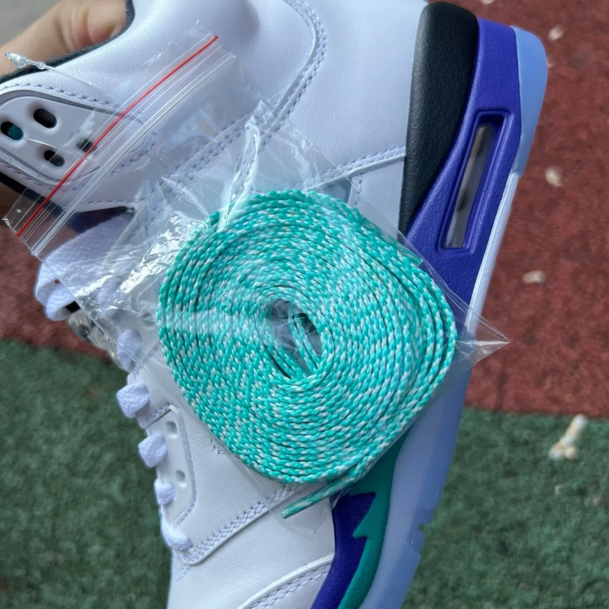 AJ 5 Grape Shoes Sneakers - nk0004187 image 12