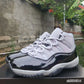 AJ 11 Grey Black Shoes Sneakers - nk0004314 image 3