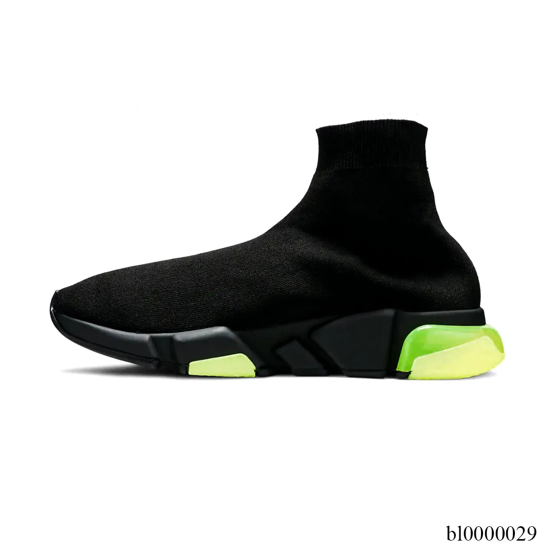 BLCG Speed Clear Sole Black Yellow Fluo Shoes Sneakers - bl0000029 image 1