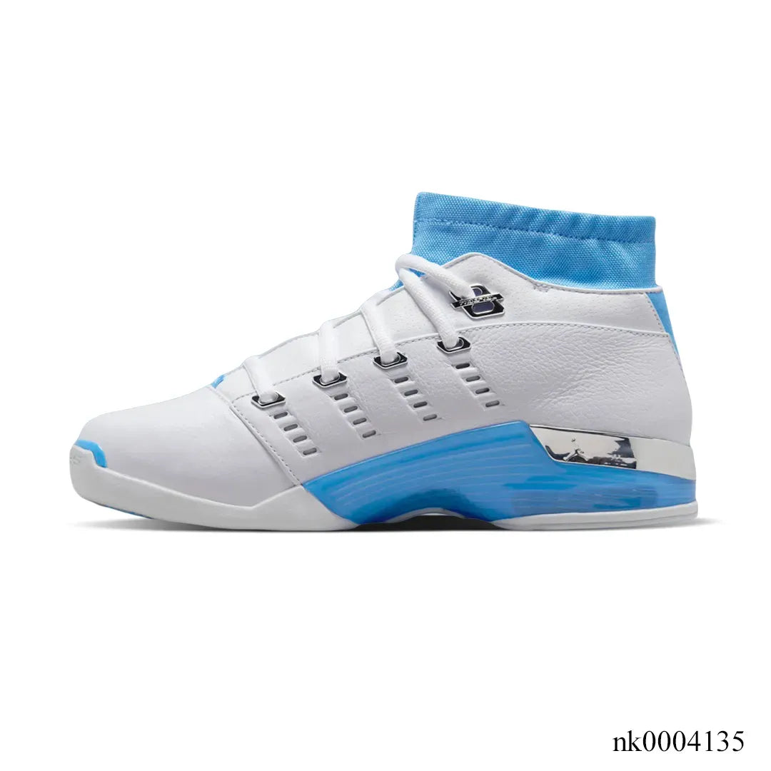 [Premium] AJ 17 Low UNC University Blue Shoes Sneakers - nk0004135 image 1