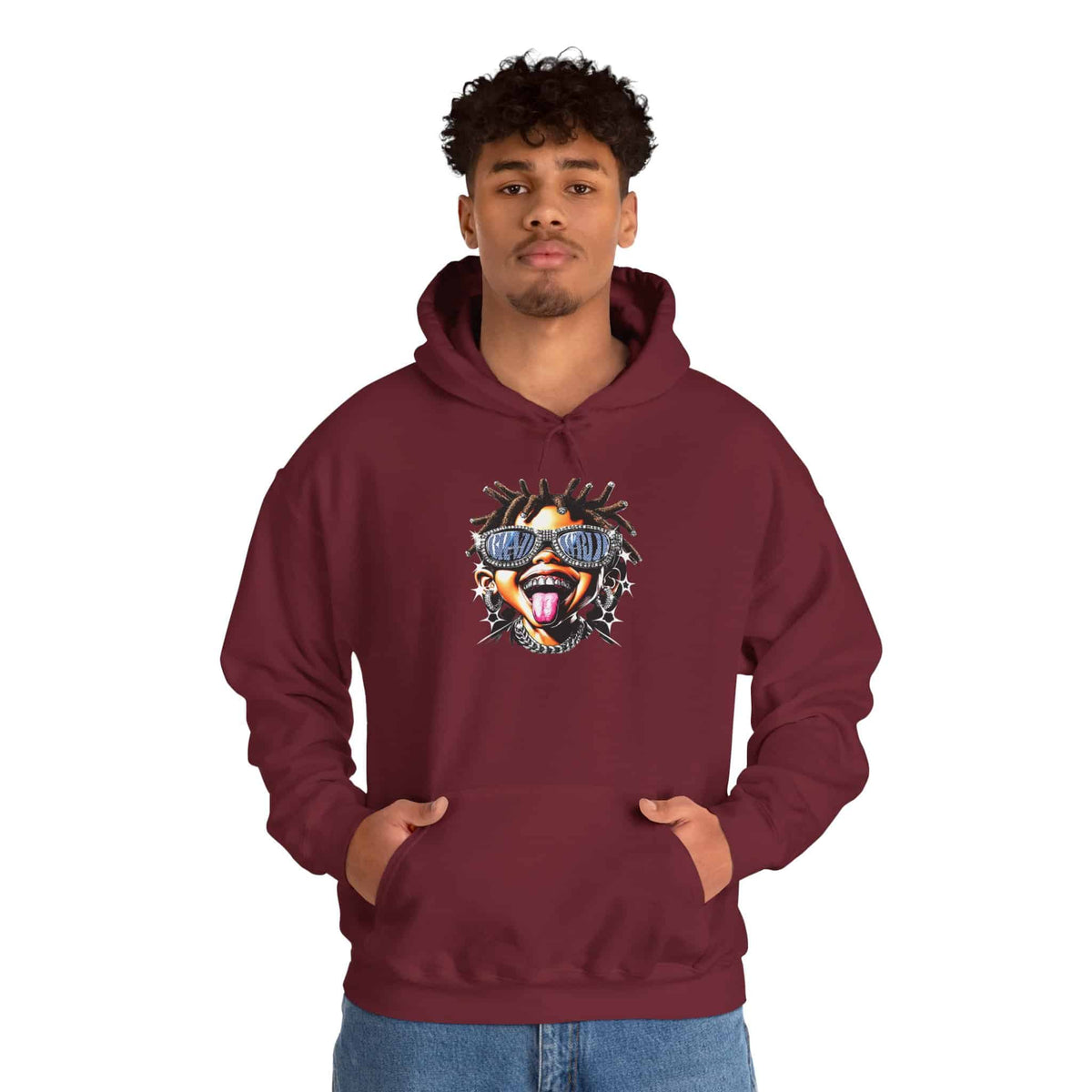 Diamond Drip Hooded Sweatshirt image 100
