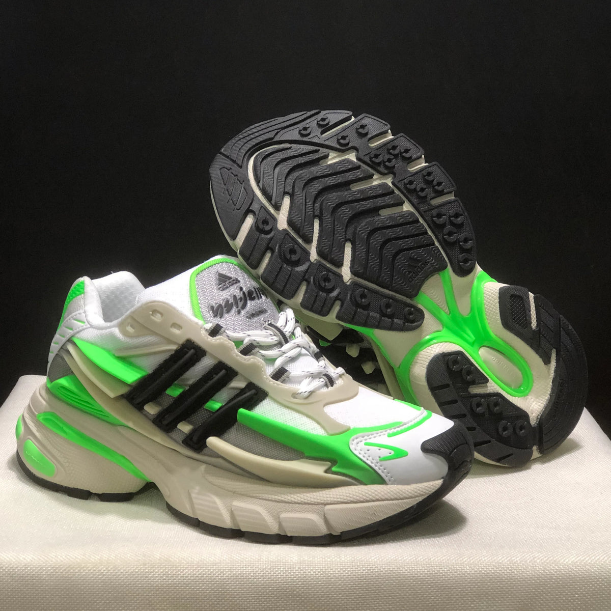 Pharrell x AD Adistar Jellyfish 'Focus Olive Real Green' Blue Shoes Sneakers - nk0004964 image 6