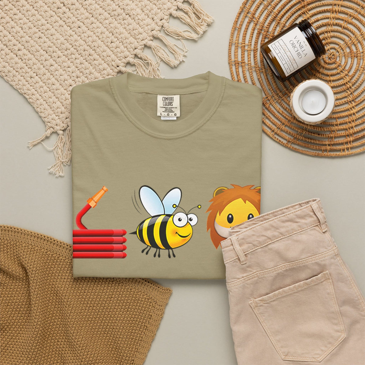 Bee Unisex Garment-Dyed T-shirt image 43