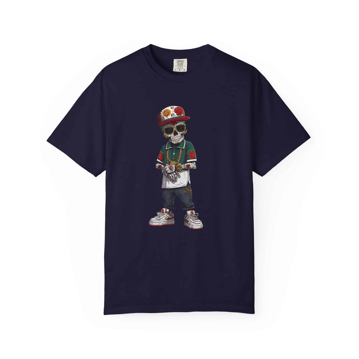 Skull Luxury Unisex Garment-Dyed T-shirt image