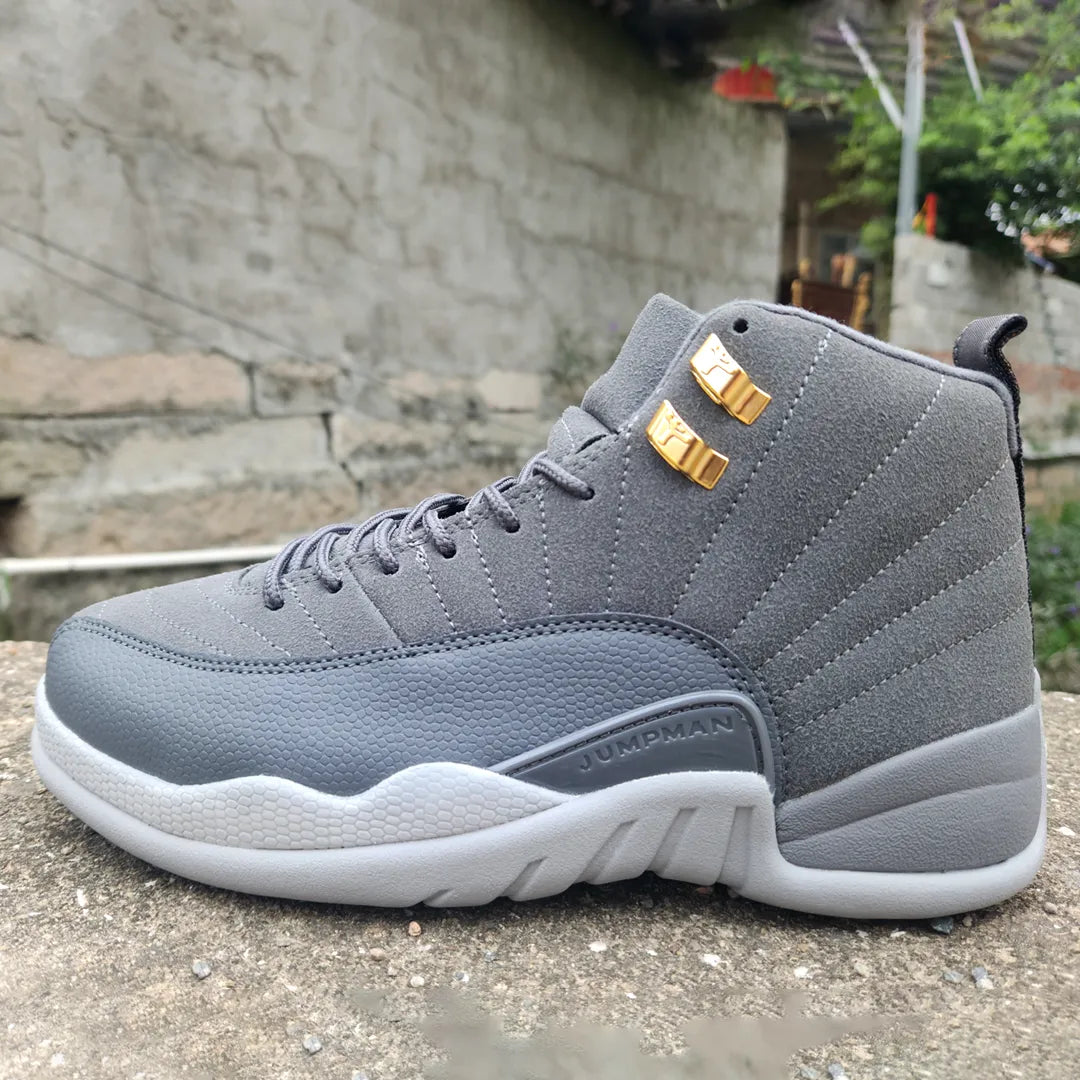 AJ 12 Dark Grey Shoes Sneakers – nk0004540 image 7