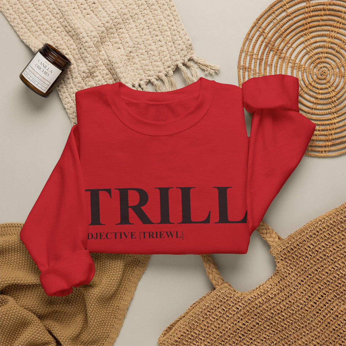 Trill Definition Crewneck Sweatshirt image 55
