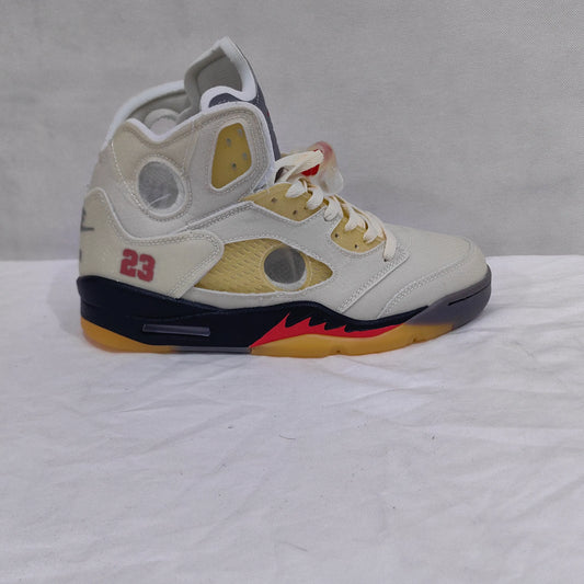 AJ 5 Retro OW Sail Shoes Sneakers - nk0000692 image 2