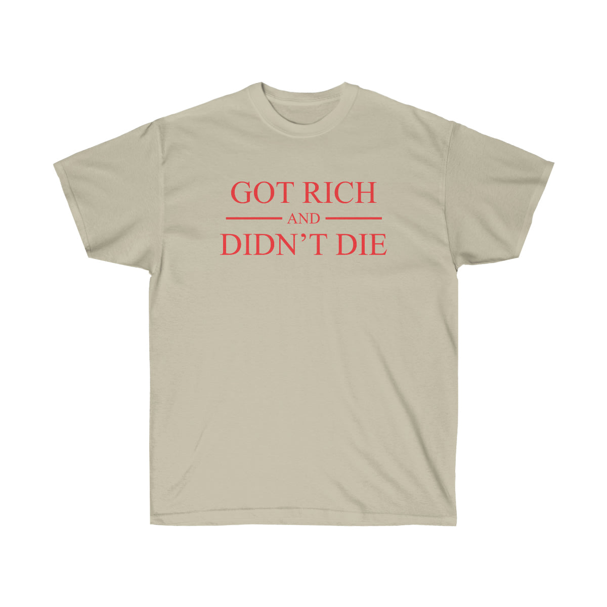 Got Rick And Didn't Die Men T-Shirt - Sand, 3XL image