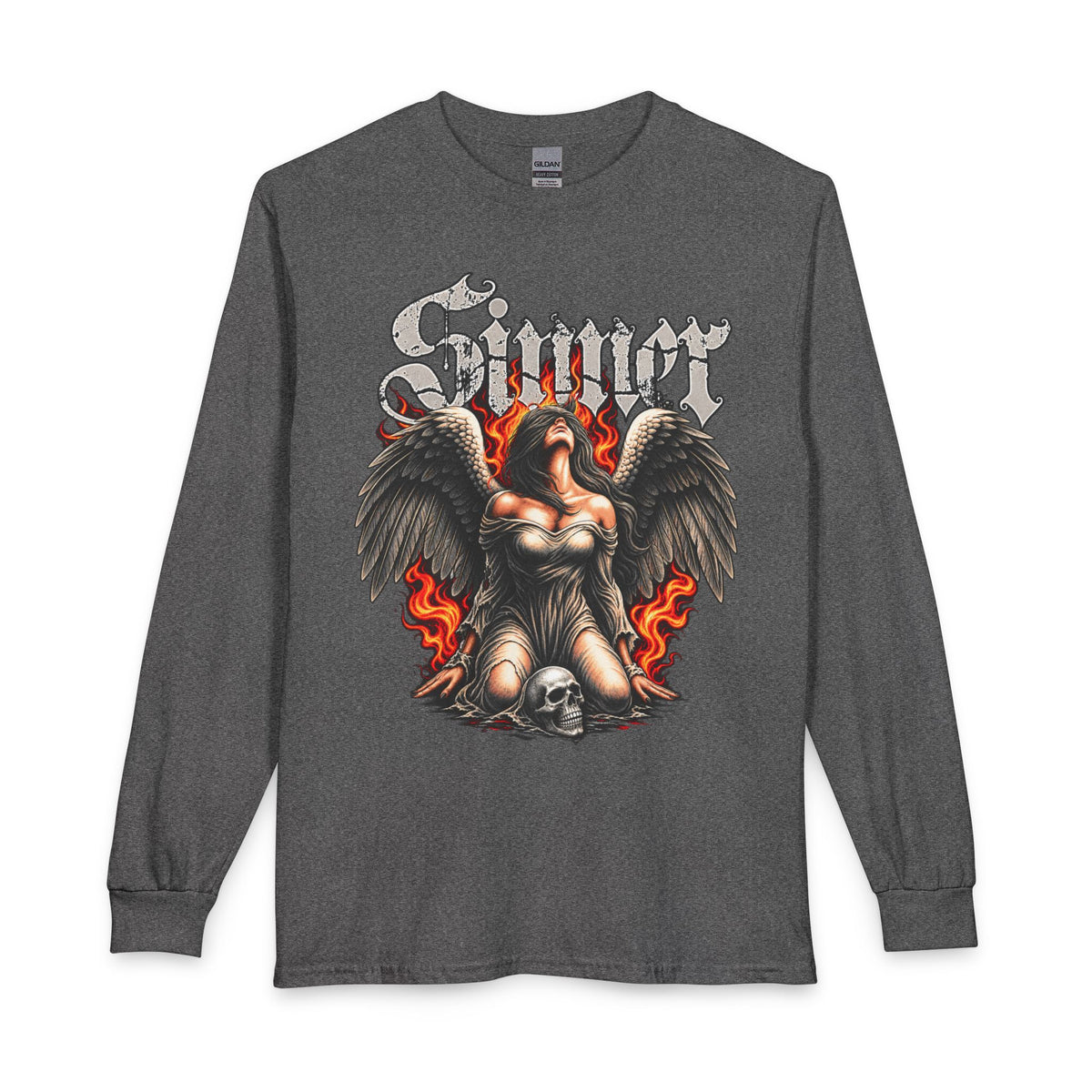 Sinner’s Flame Long Sleeve T-Shirt image