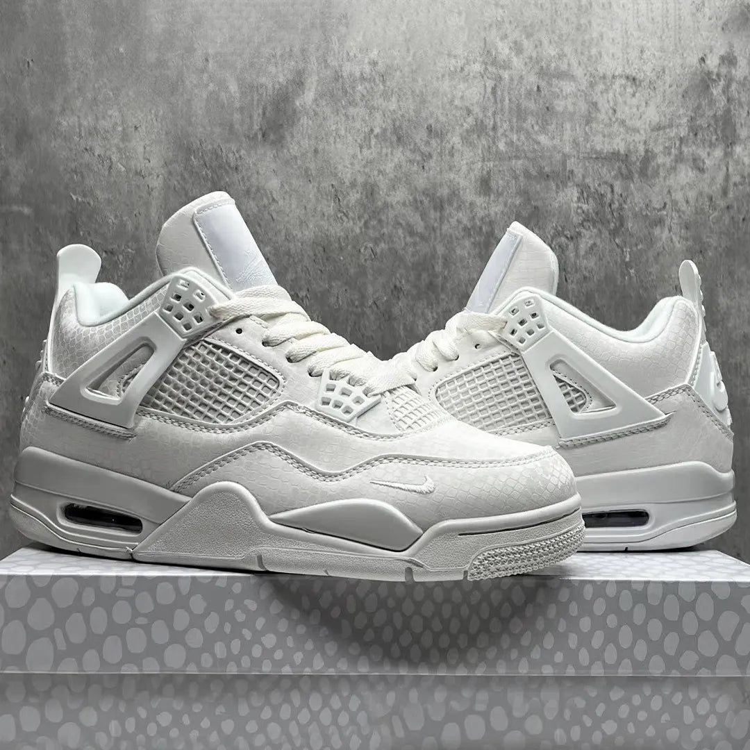 Nigel Sylvester x AJ 4 White Mamba Shoes Sneakers - nk0004538 image 3