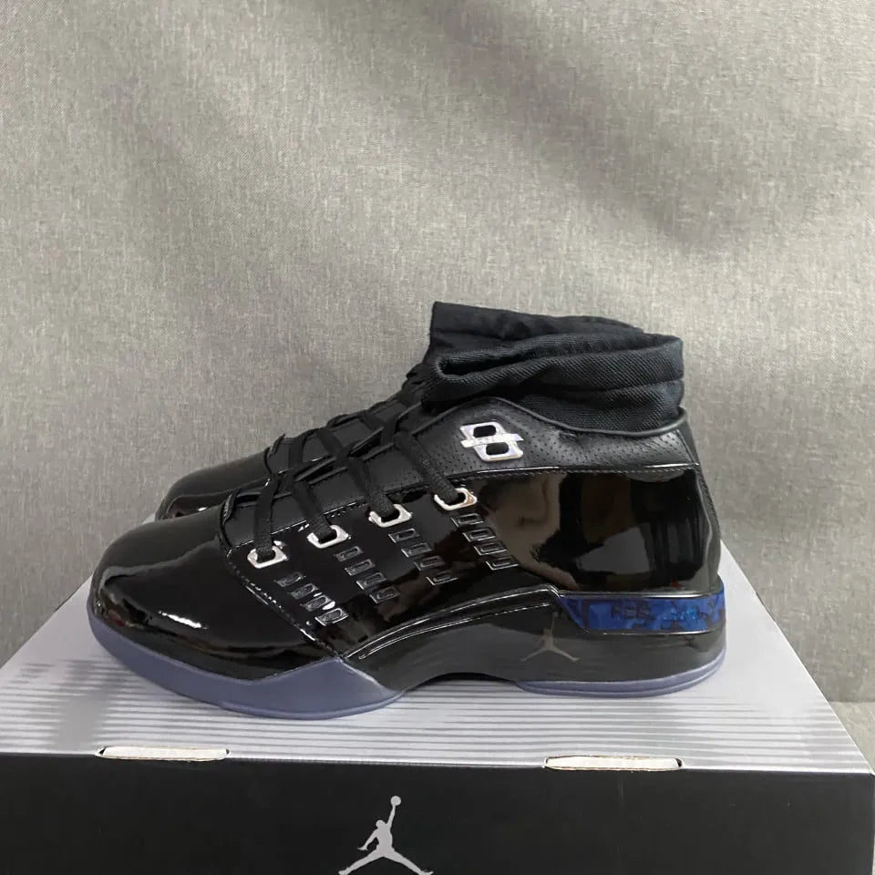 [Premium] AJ 17 Low Black Patent Shoes Sneakers – nk0004597 image 3