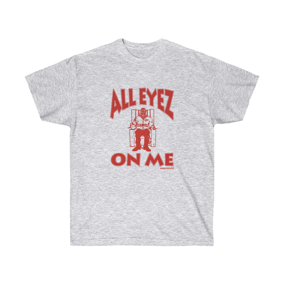 All Eyez On Me Men T-Shirt - Ash, S image