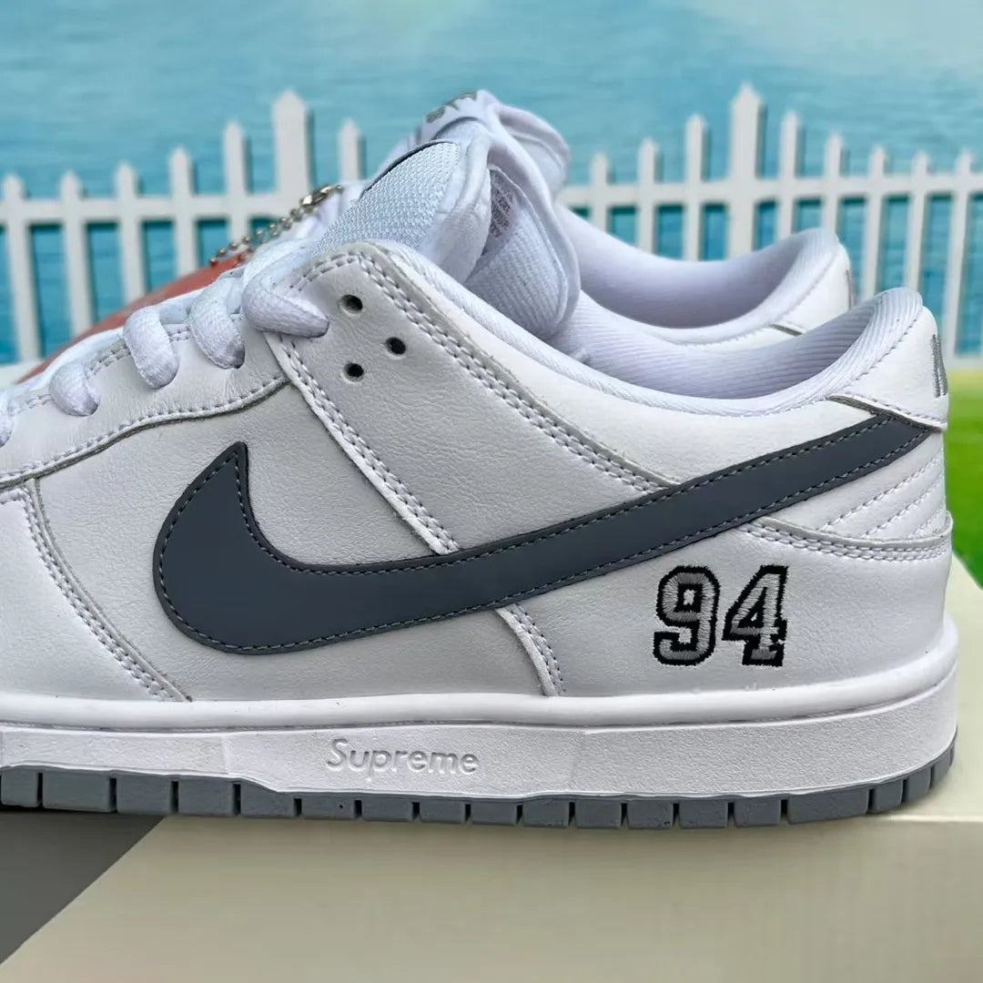 SUP x Dunk Low SB White Shoes Sneakers - nk0004520 image 7