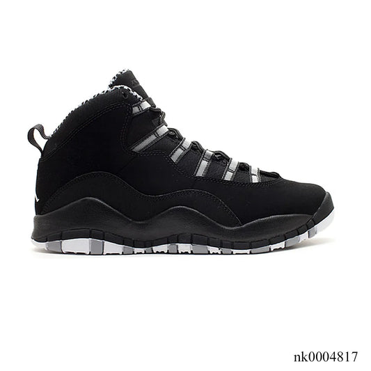 AJ 10 Black And White Stealth Shoes Sneakers - nk0004817 image 0