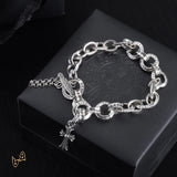 CH Silver Chain Link Bracelet - CH0066 image 0