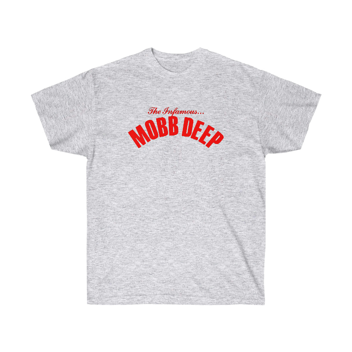 Infamous Red Men T-Shirt - Ash, 3XL image
