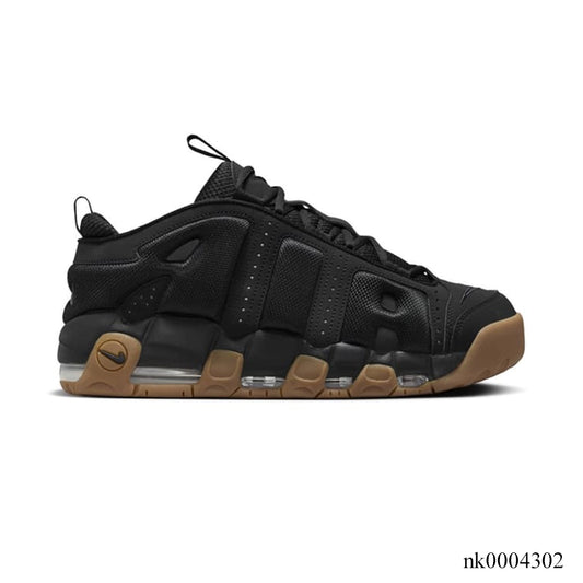 Air More Uptempo Low Black/Gum Shoes Sneakers - nk0004302 image 0