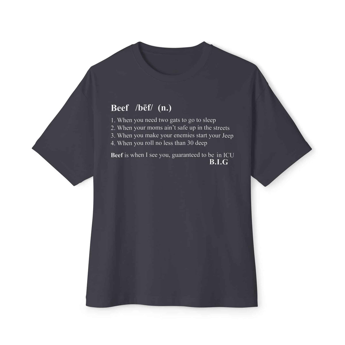 Beef Definition Unisex Oversized Boxy Tee image 16