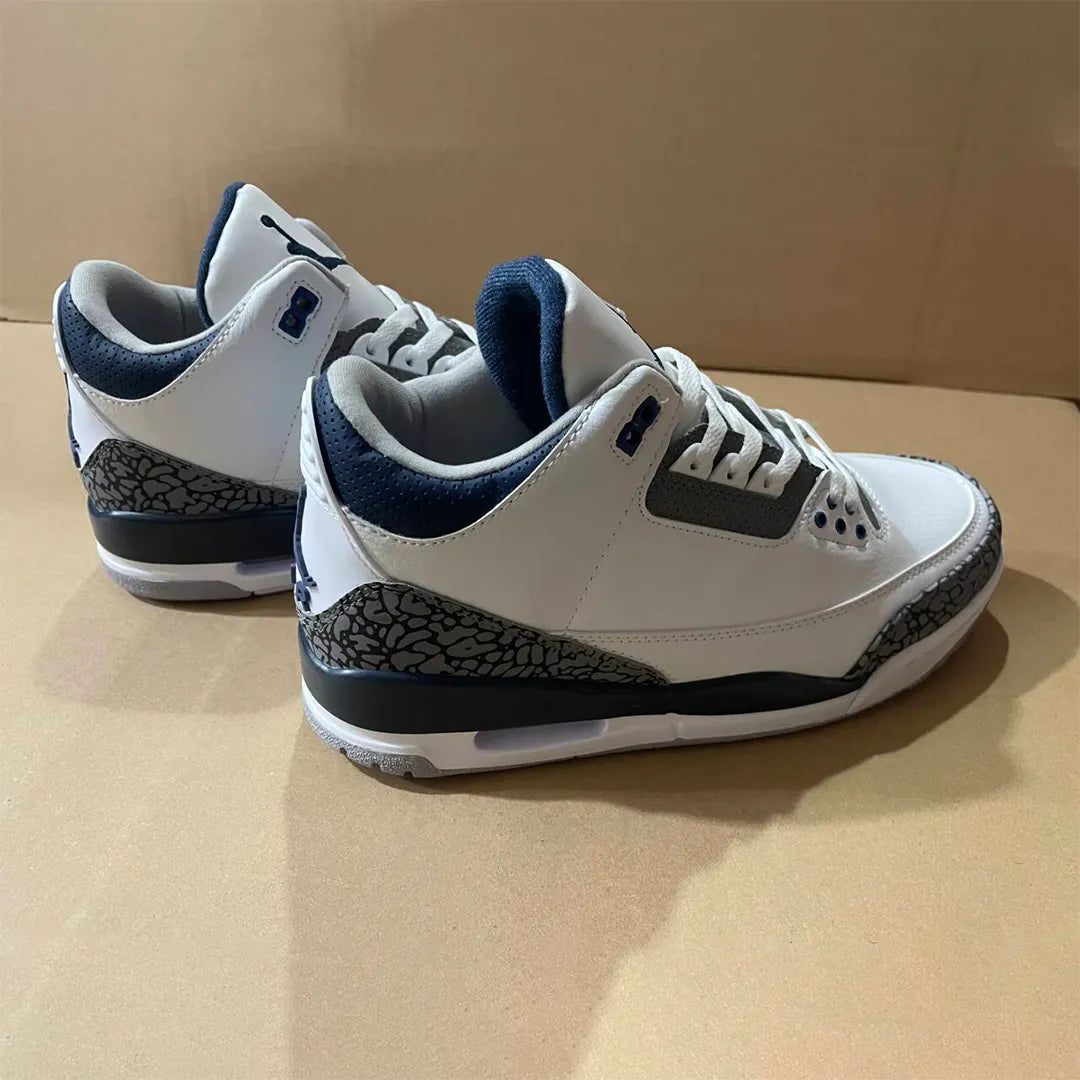 AJ 3 Midnight Navy Shoes Sneakers - nk0003532 image 7