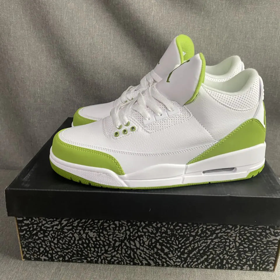 AJ 3 "White Matcha" Shoes Sneakers – nk0005594 image 3