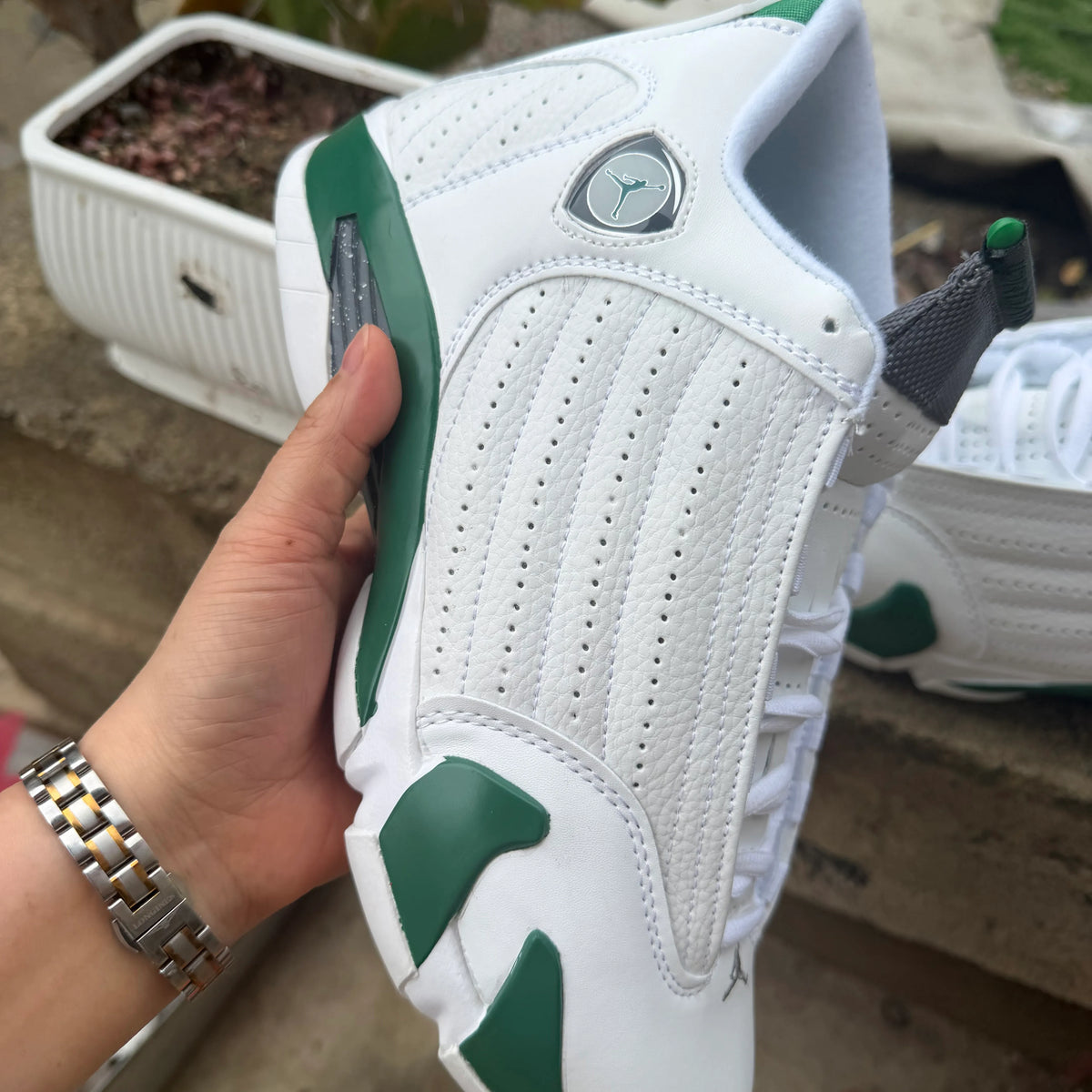 AJ 14 Retro "Forest Green" Shoes Sneakers - nk0005324 image 2