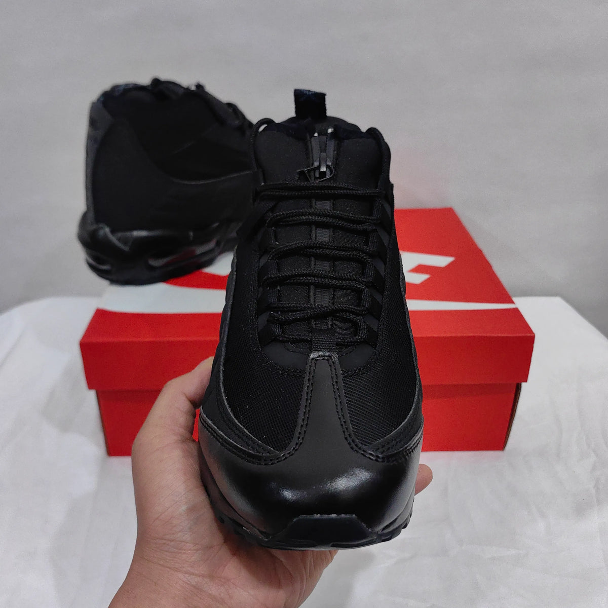 AM 95 Sneakerboot Black Shoes Sneakers - nk0005018 image 7
