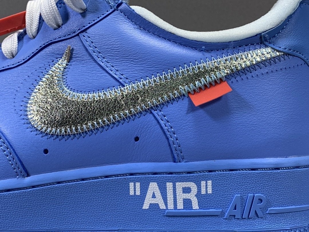 AF 1 Low OW MCA University Blue Shoes Sneakers - nk0000004 image 11