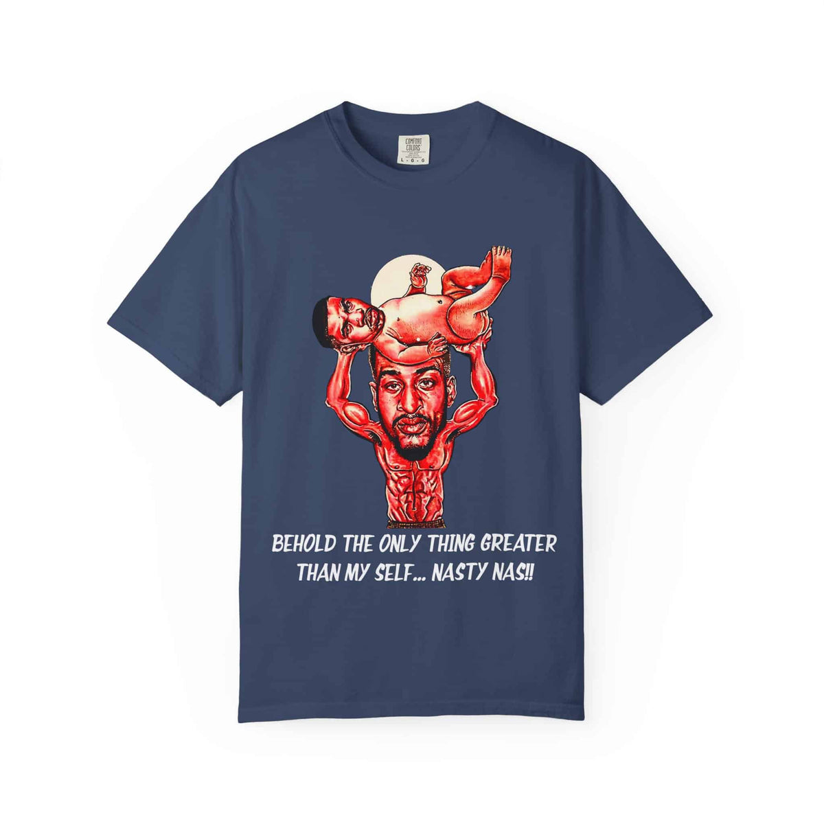 Nas The Last Word Unisex Garment-Dyed T-shirt image