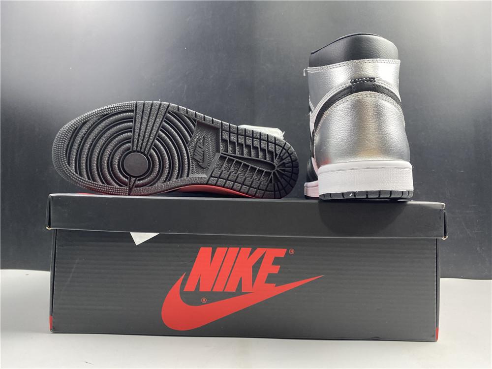 AJ 1 High OG WMNS Silver Toe Shoes Sneakers - nk0001426 image 14