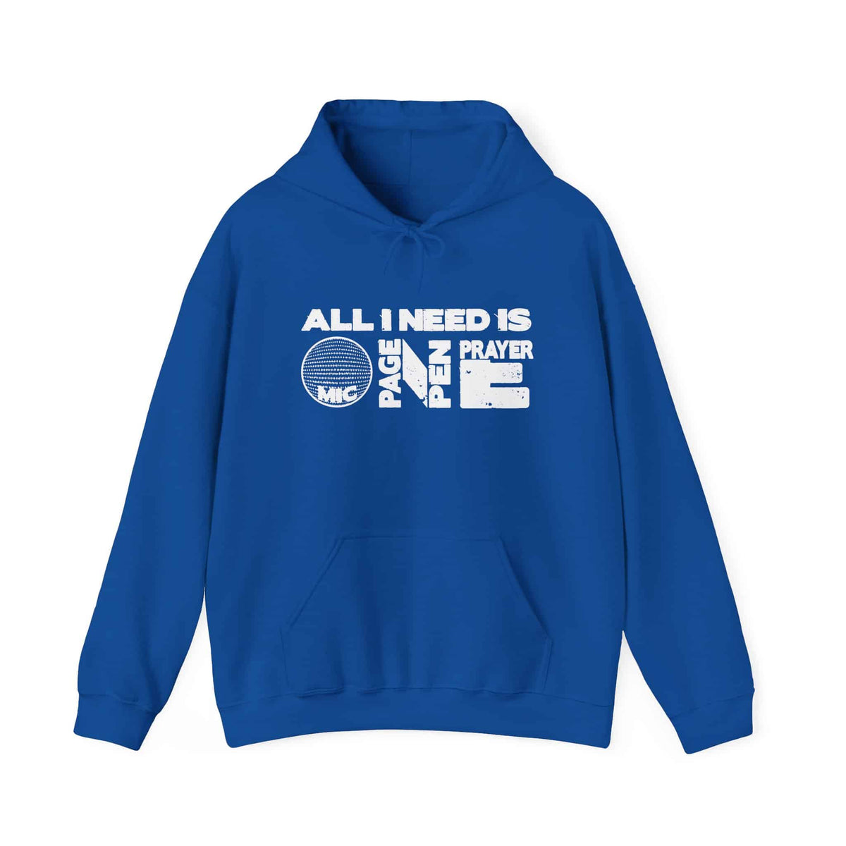 ALL_I_NEED_IS Hooded Sweatshirt - 3XL, Royal image