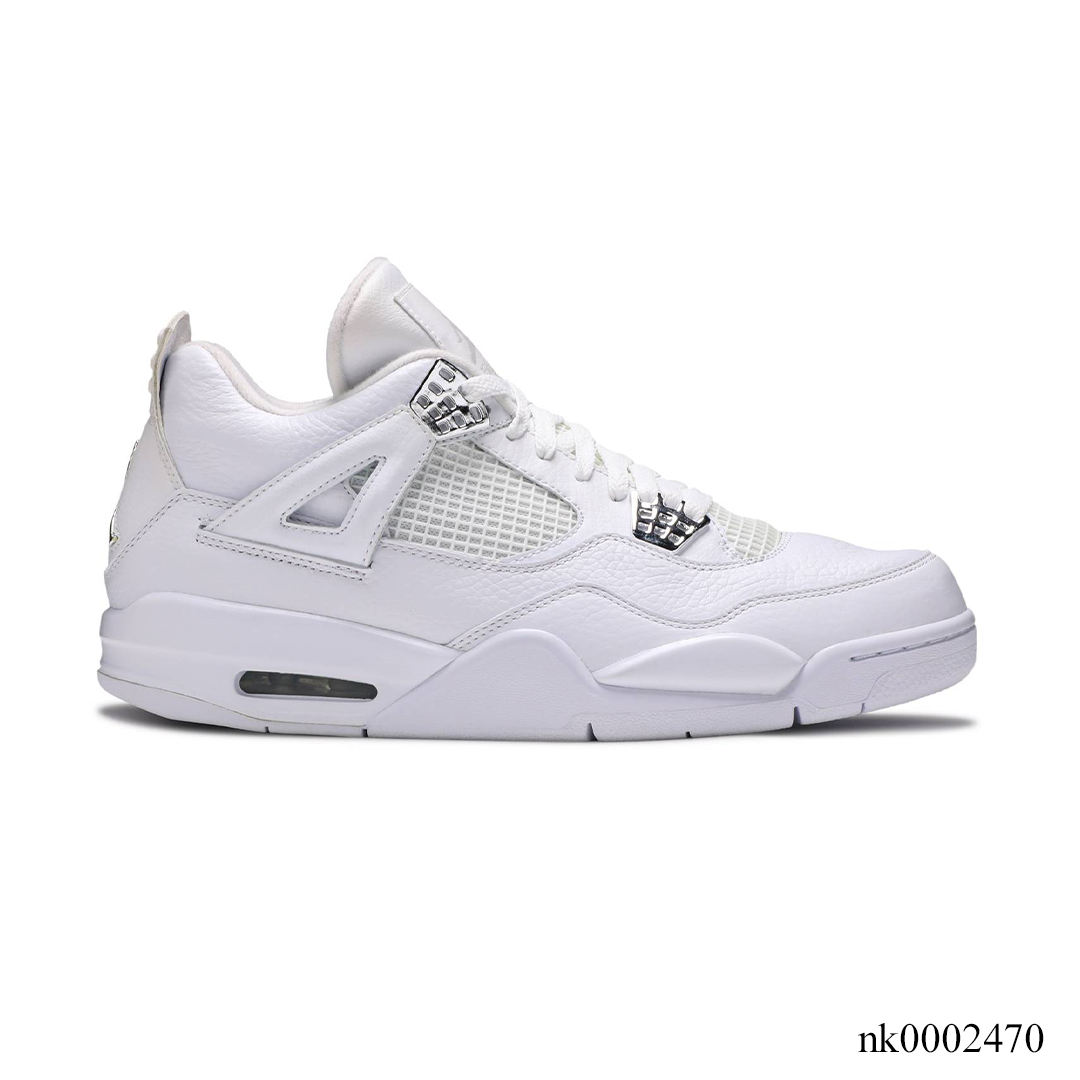 AJ 4 Retro 25th Silver Anniversary Shoes Sneakers (Big Size Available) - nk0002470 image