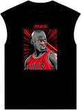 Graphic Print Unisex Garment-Dyed Muscle Tee - POD0032 image 0