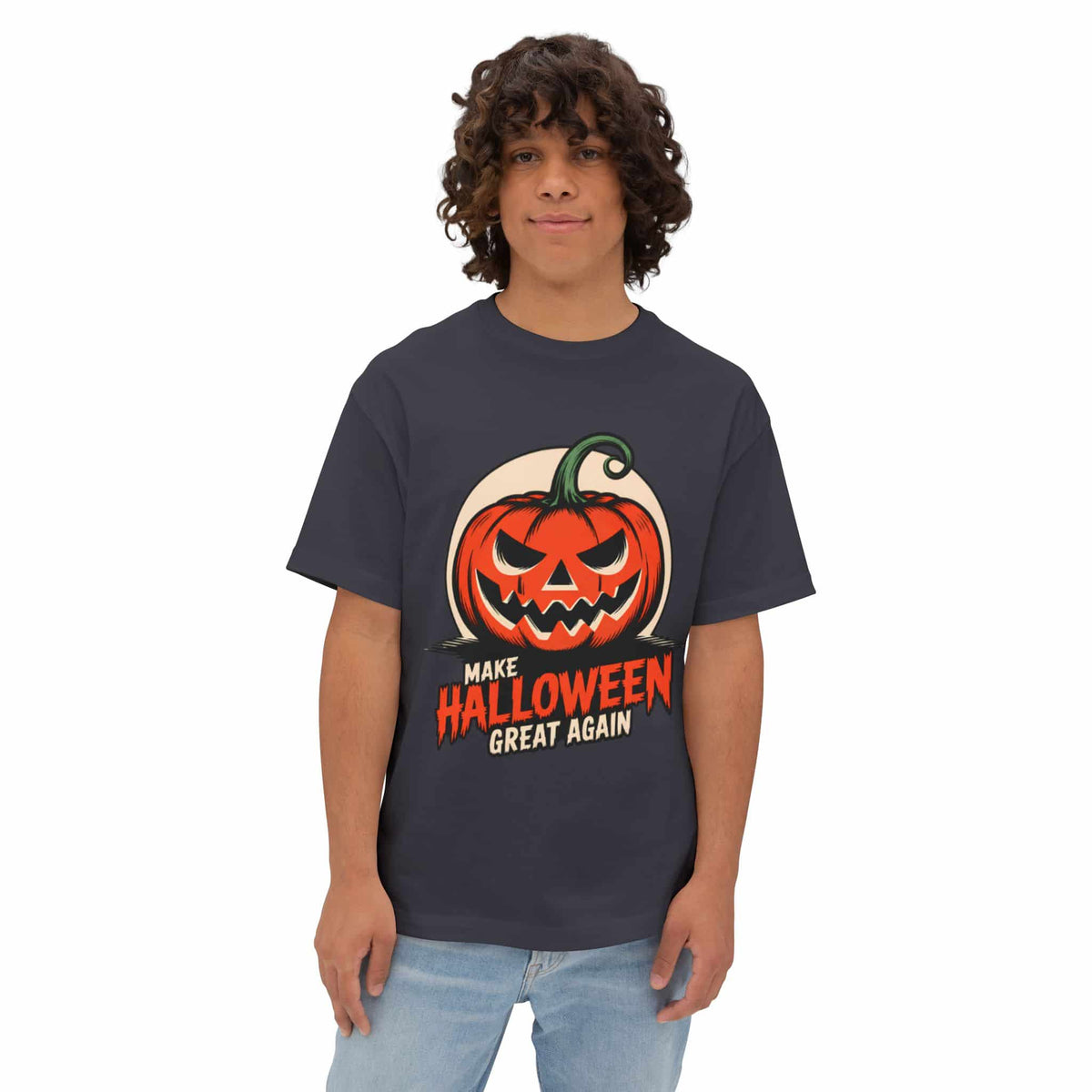 Make Halloween Great Again Unisex Oversized Boxy Tee image 37