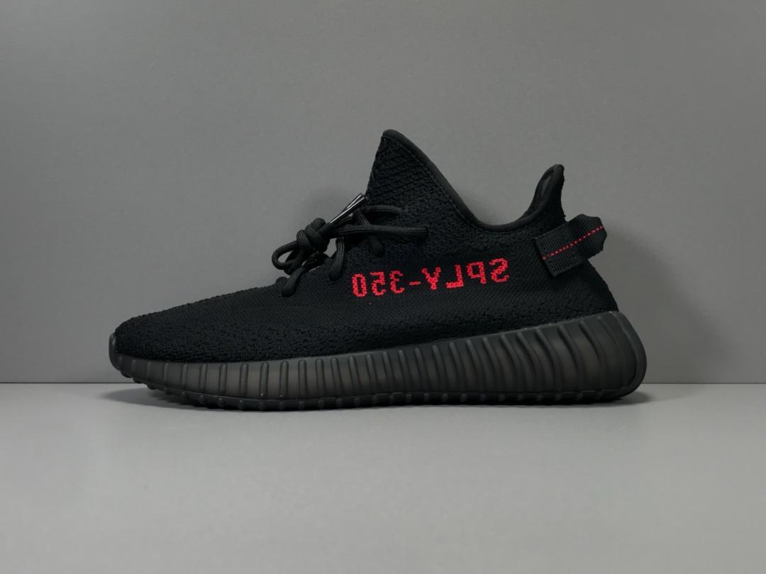 YzY Boost 350 V2 Black Red Shoes Sneakers - ad0000012 image 13