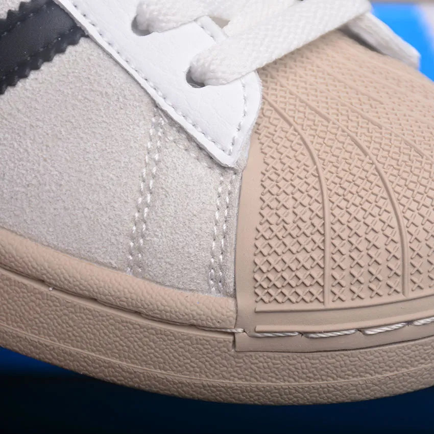 AD Superstar II "Core White / Core Black / Khaki Three" Shoes Sneakers - nk0005443 image 6
