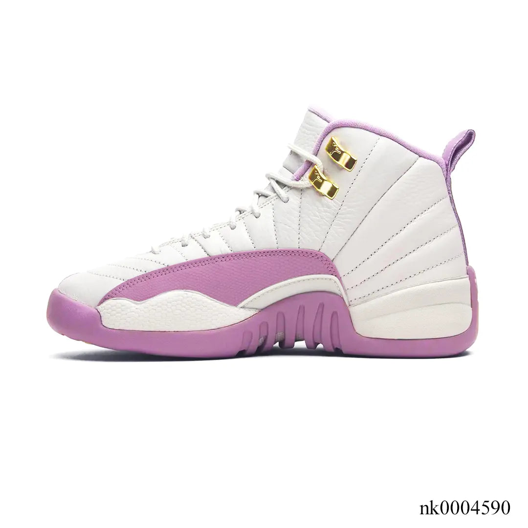 AJ 12 White Pink Shoes Sneakers - nk0004590 image 1