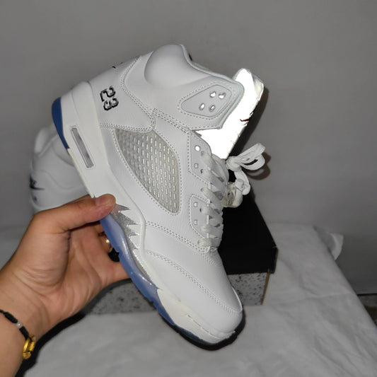 AJ 5 White Metallic (2026) Shoes Sneakers - nk0004576 image 2
