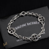 CH Cross Flower Chain Bracelet - CH0081 image 0