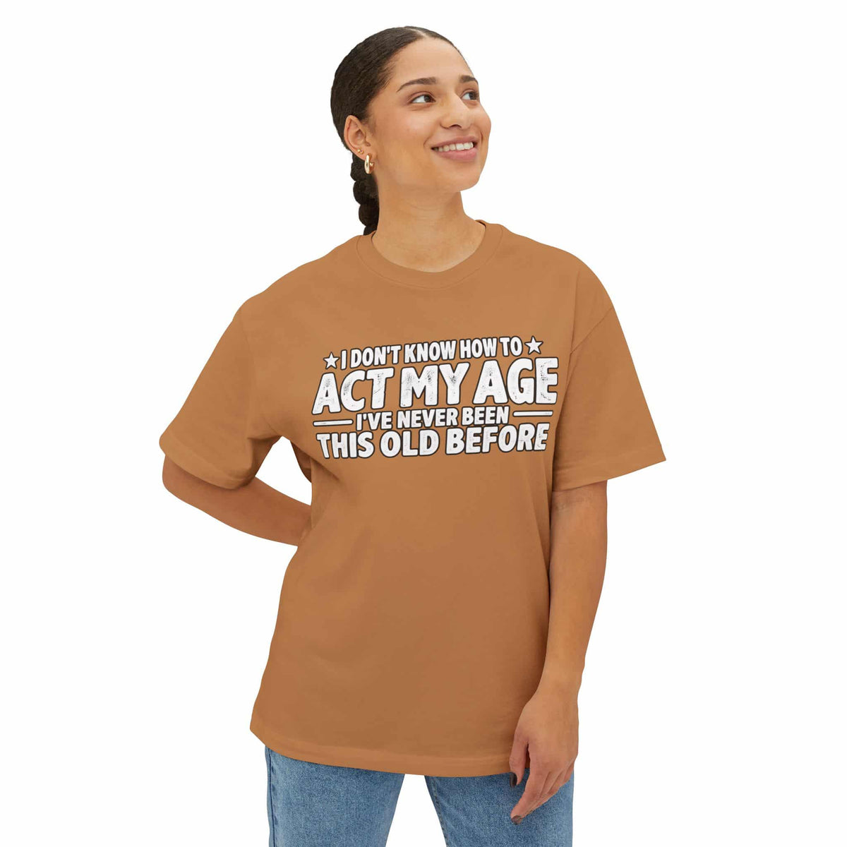 Graphic Print Unisex Oversized Boxy Tee - POD0034 image 15